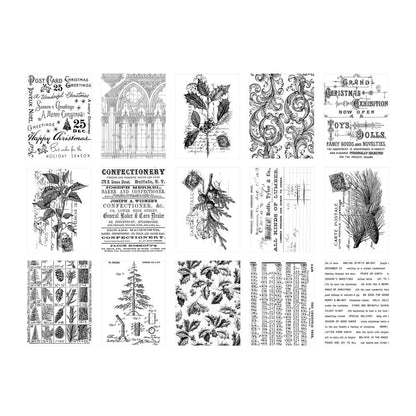 Tim Holtz Idea-ology Christmas Collage Paper Set