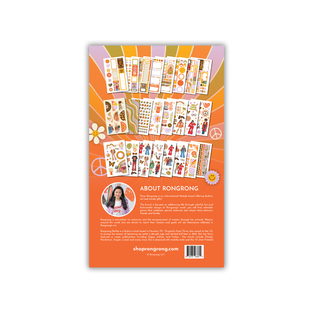 Rongrong: "Peace and Love" Planner Sticker Book