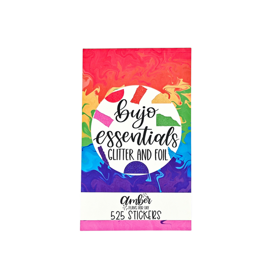 AmberPlansHerDay: Bujo Essentials Glitter and Foil Sticker Book