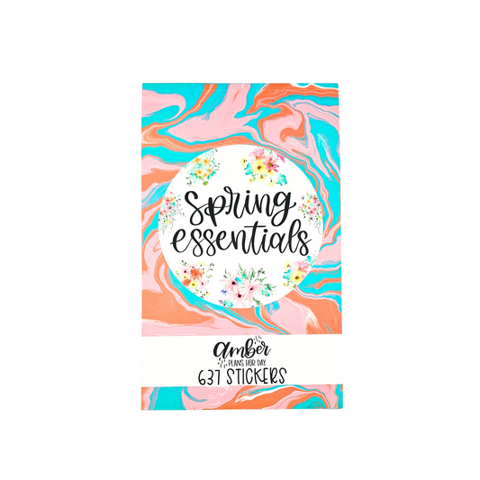 AmberPlansHerDay: Spring Essentials Sticker Book