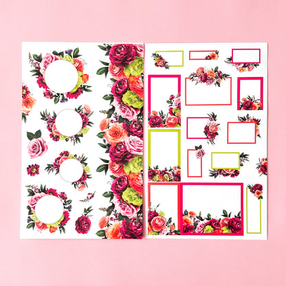 LLP: "Bright Blooms" Sticker Book