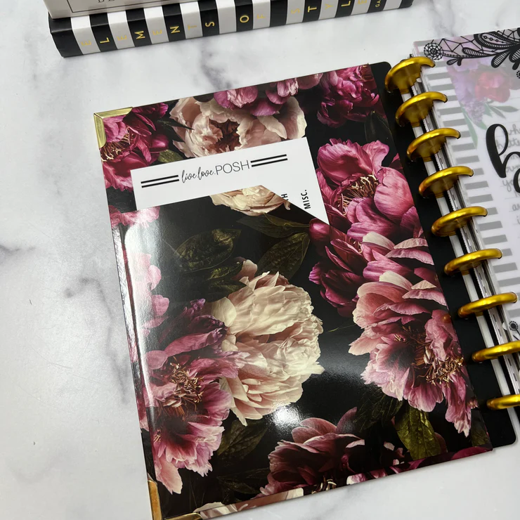 LLP: "Posh Florals" Chipboard Cover Set