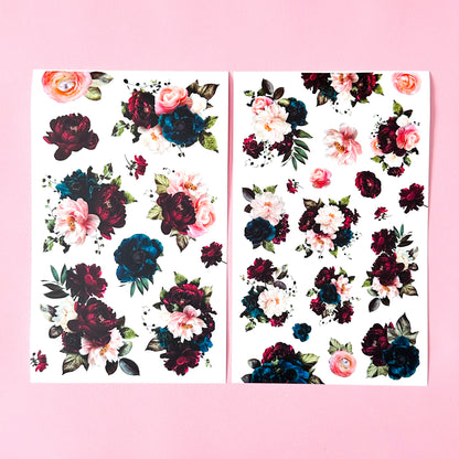 LLP: "Jewel Tone Blooms" Sticker Book