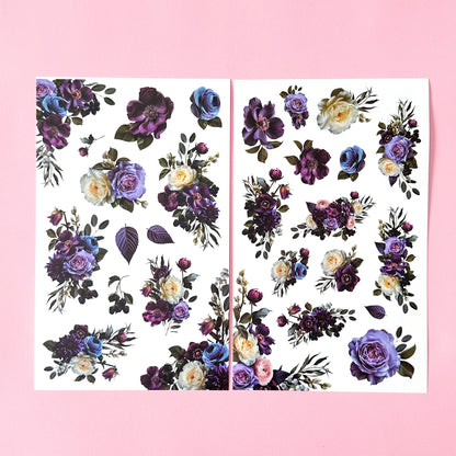 LLP: "Jewel Tone Blooms" Sticker Book