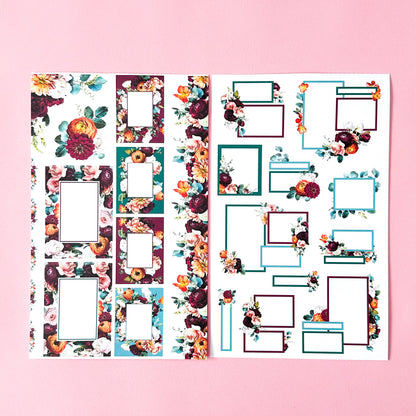 LLP: "Jewel Tone Blooms" Sticker Book