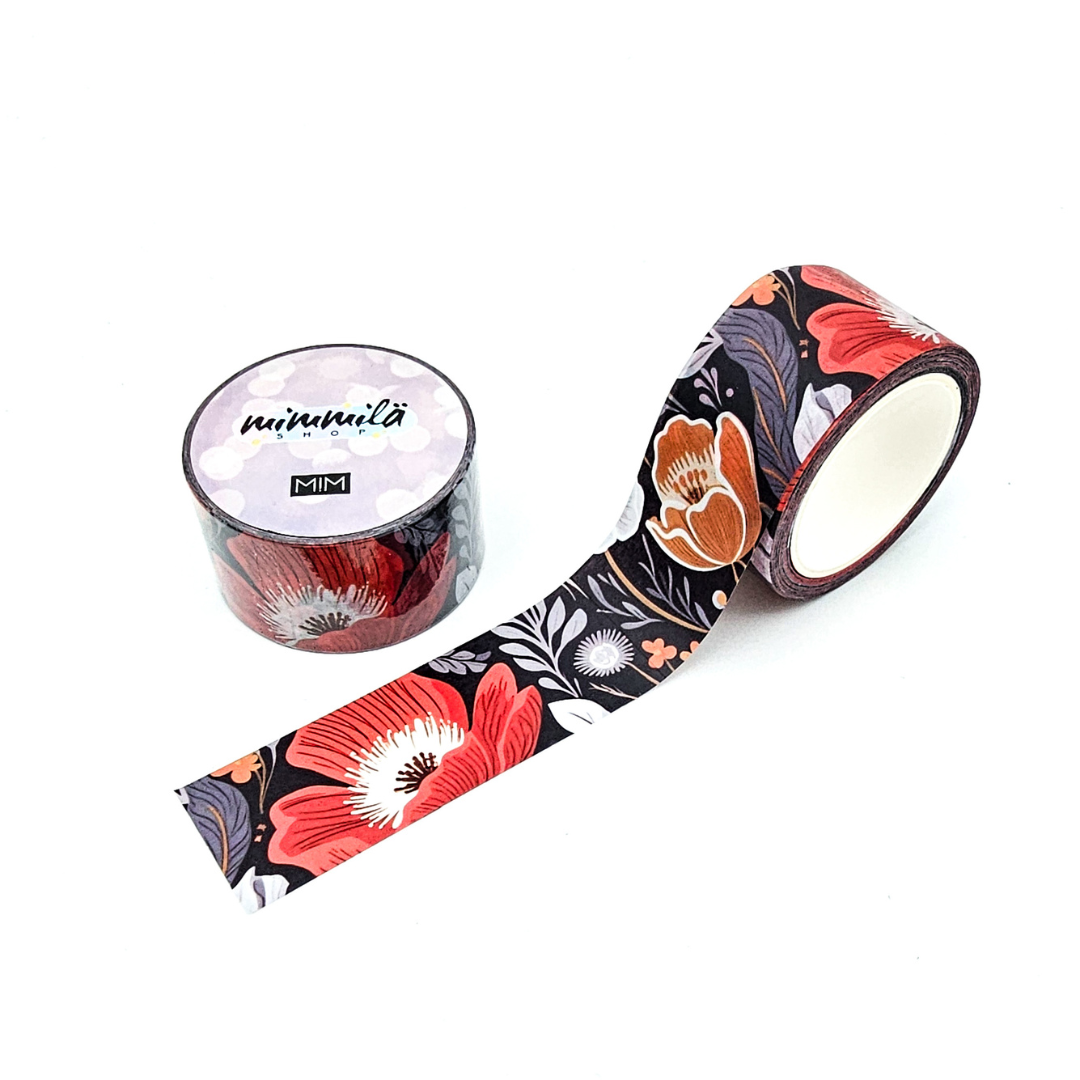 M!M: Skandi Florals 25 mm washiteippi