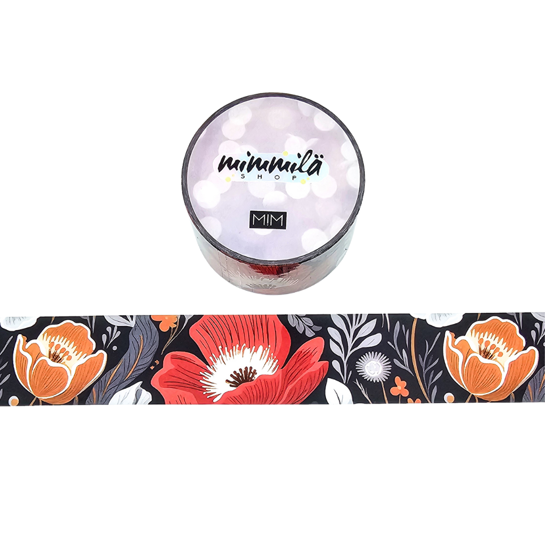 M!M: Skandi Florals 25 mm washiteippi