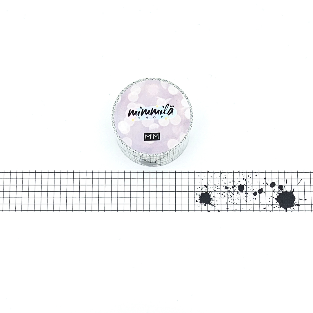 M!M: Inky Grids 25 mm washiteippisetti