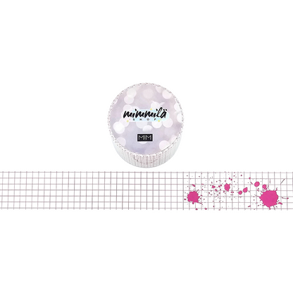 M!M: Inky Grids 25 mm washiteippisetti