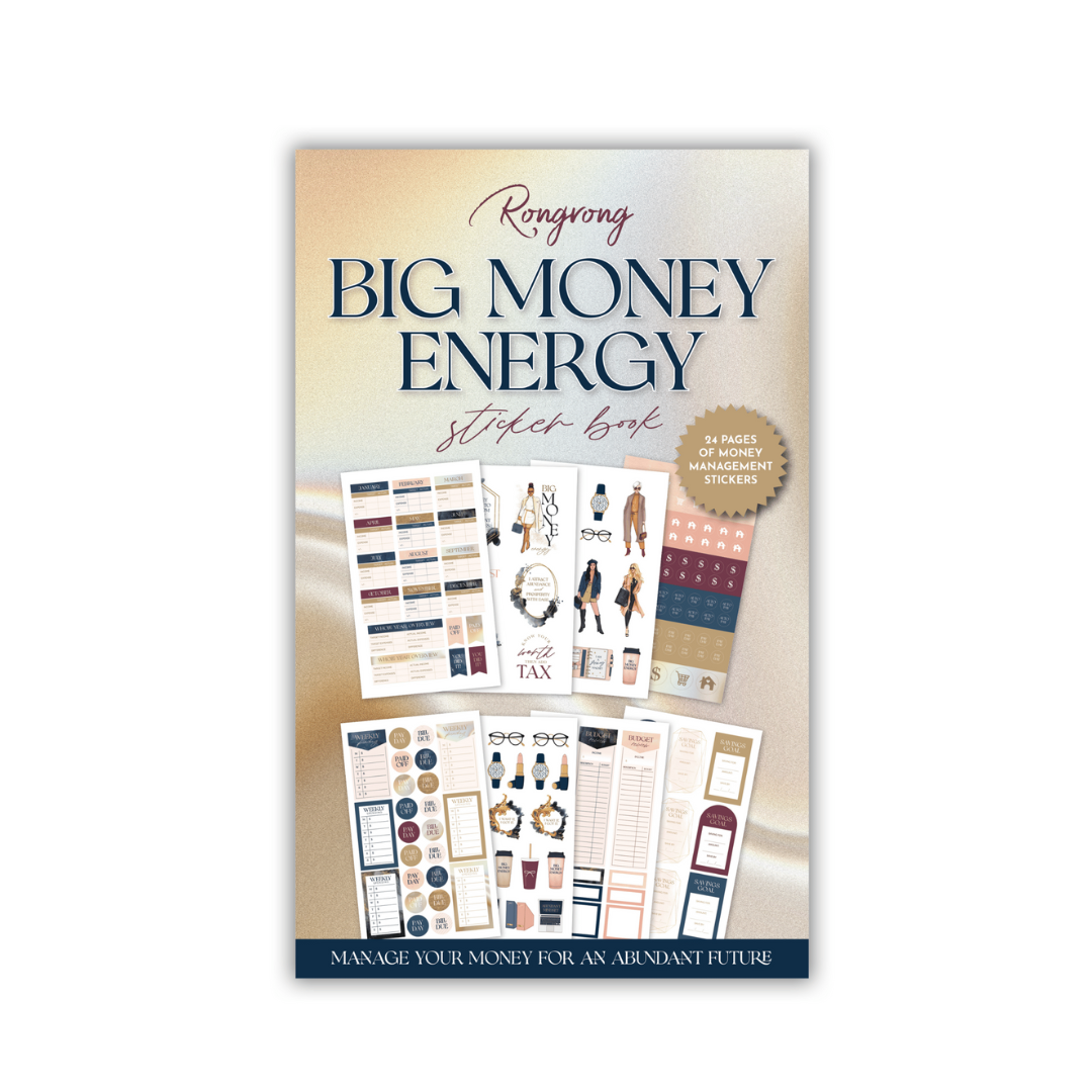 Rongrong: "Big Money Energy" Planner Sticker Book