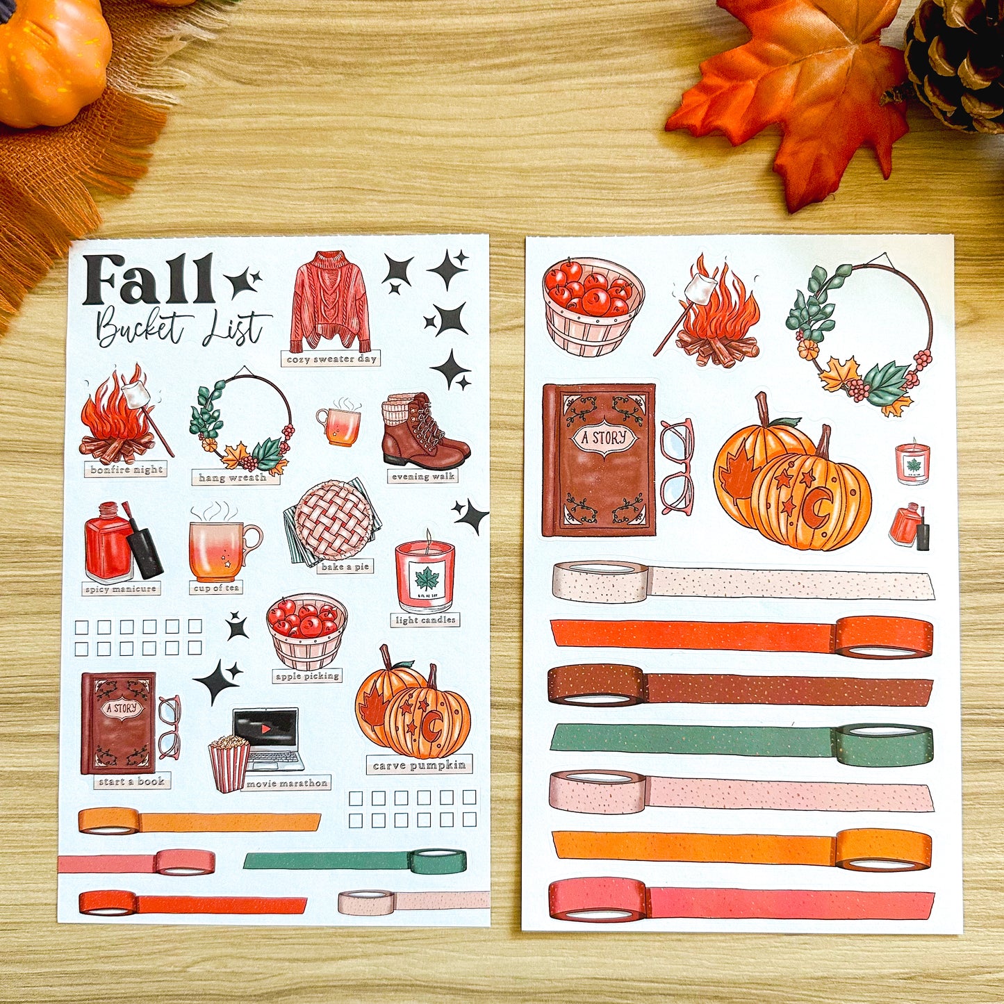 LLP: "Chic Fall" DELUXE Sticker Book