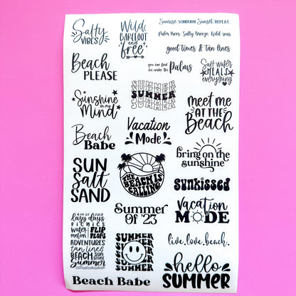 LLP: "Beach Babe" Sticker Book