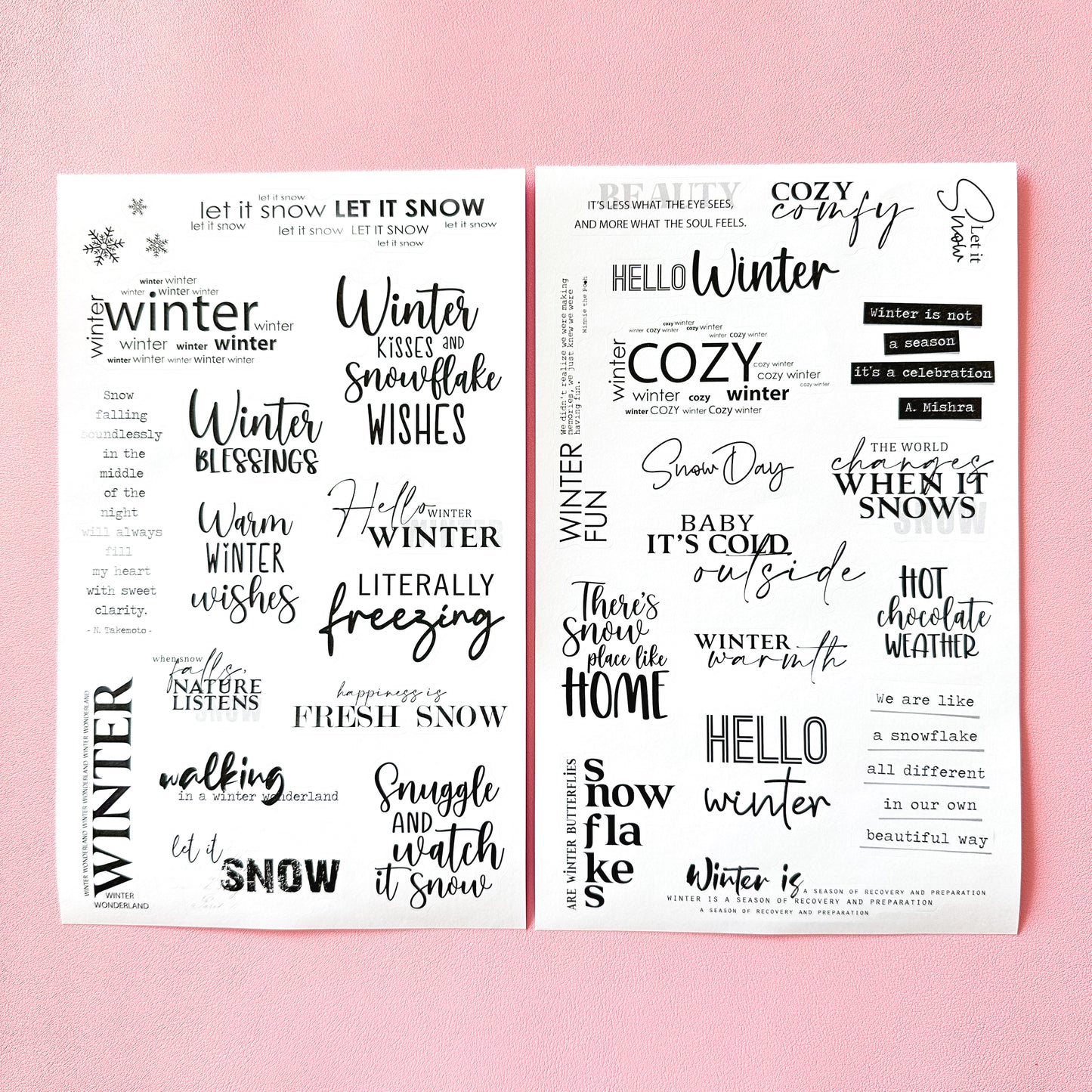 LLP: "Winter Allure" DELUXE Sticker Book