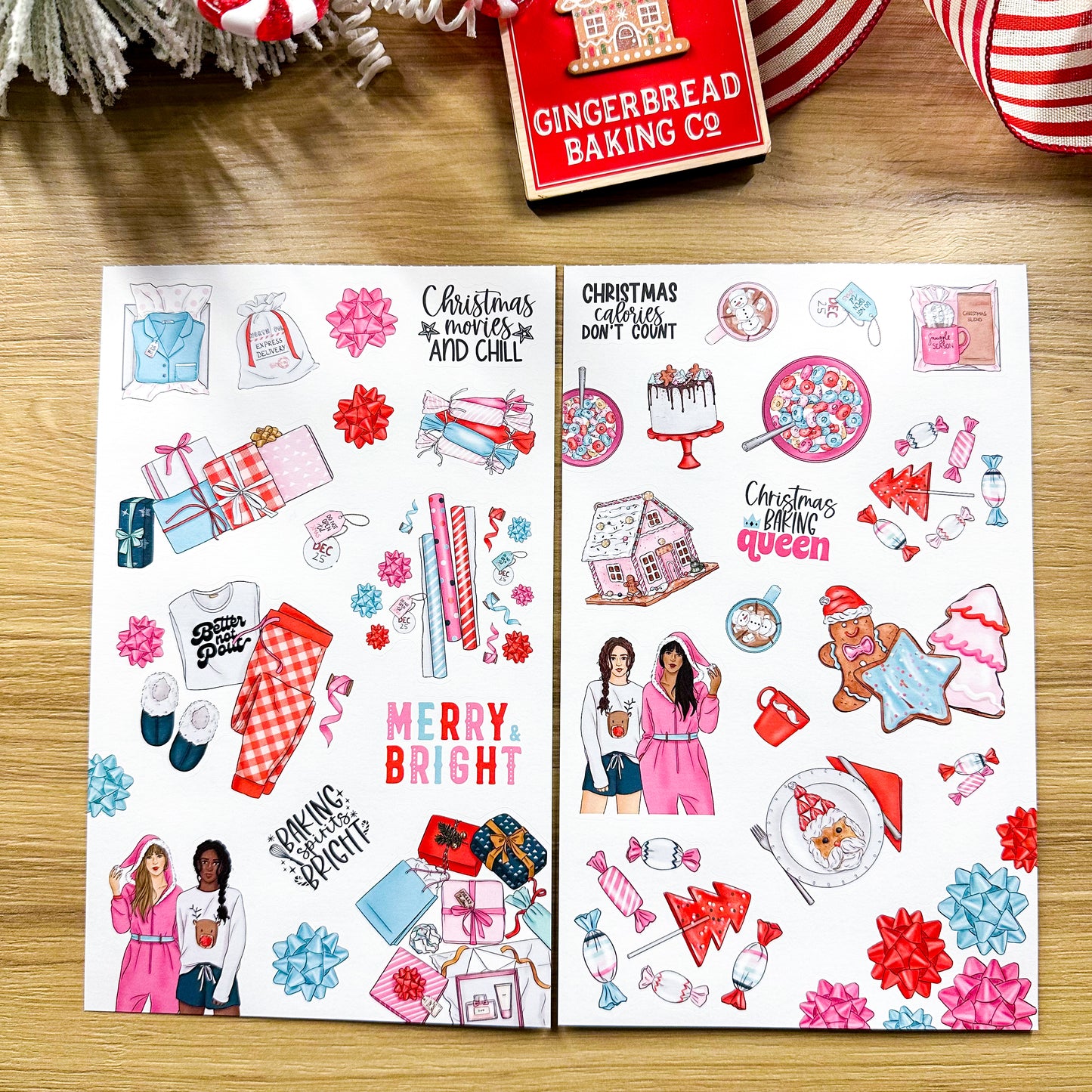 LLP: "Chic Christmas" Sticker Book