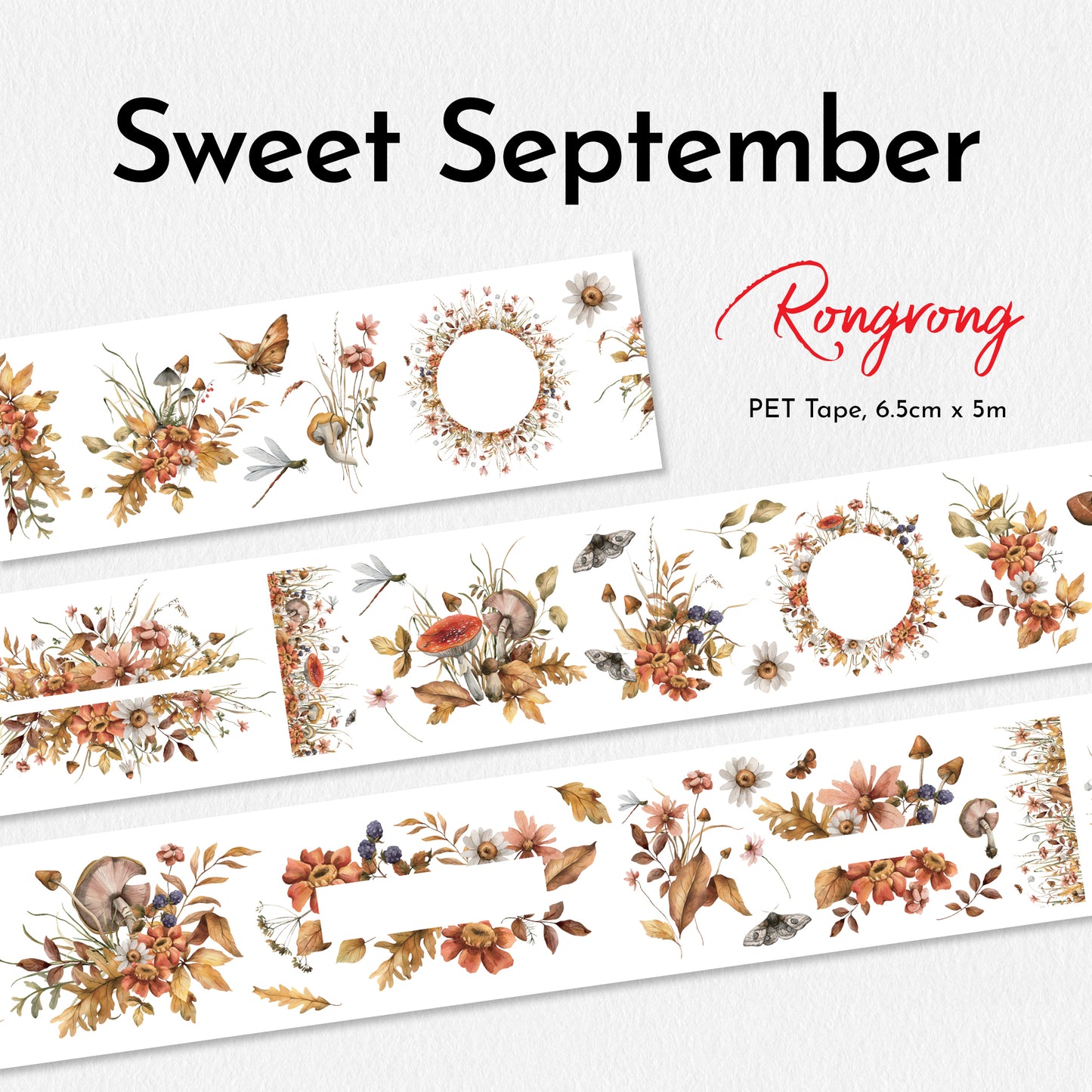 Rongrong: "Sweet September" PET tape