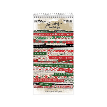 Tim Holtz Idea-ology Christmas 2024 Sticker Book