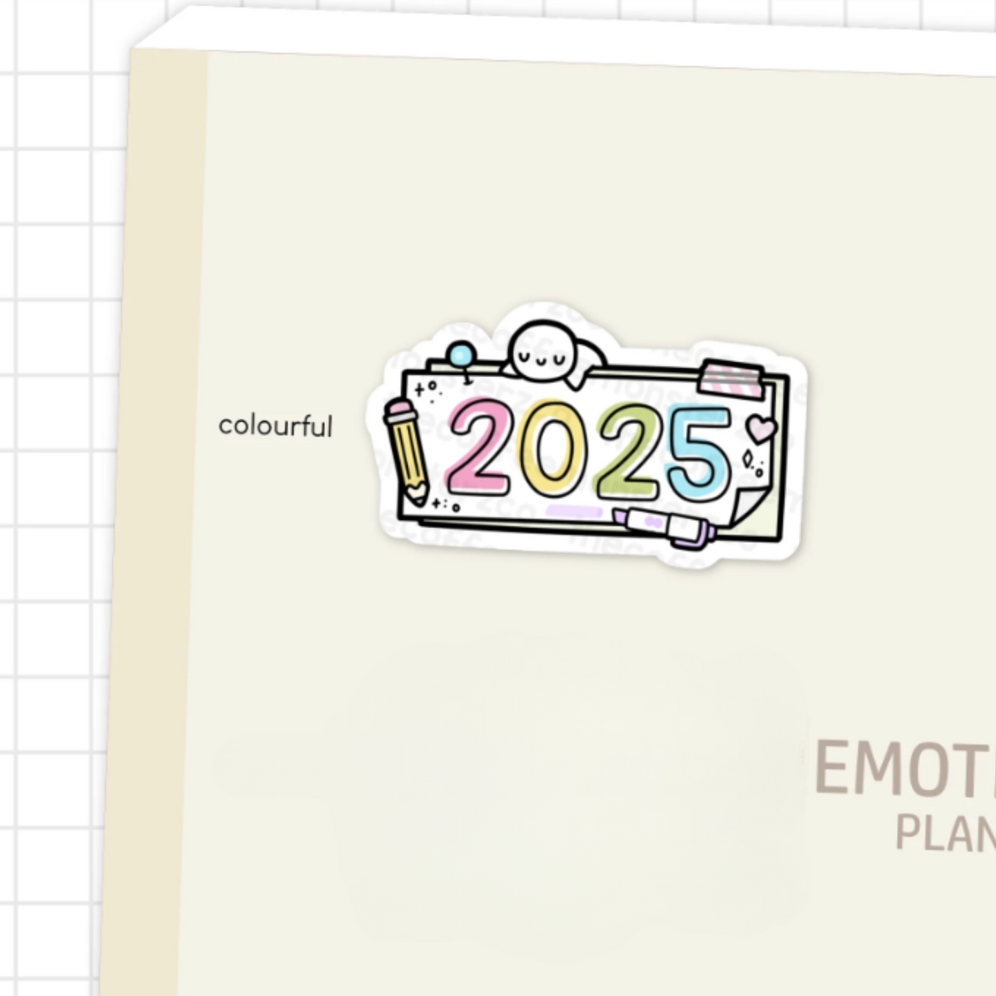 TCMC: "2025 Emotis" Vinyl Stickers