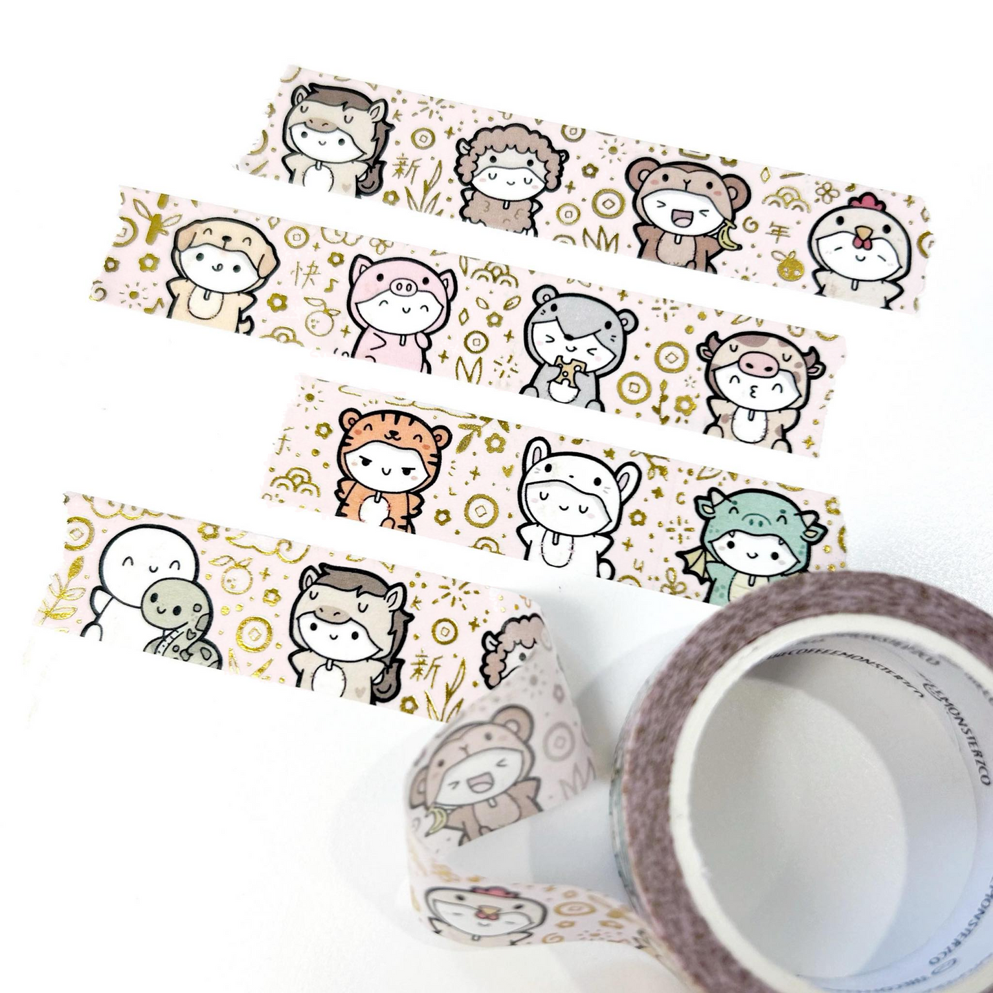 TCMC: "Chinese Zodiac" Foiled Washi Tape