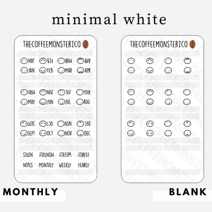 TCMC: Mini Monthly Tabs (Several Color Options)