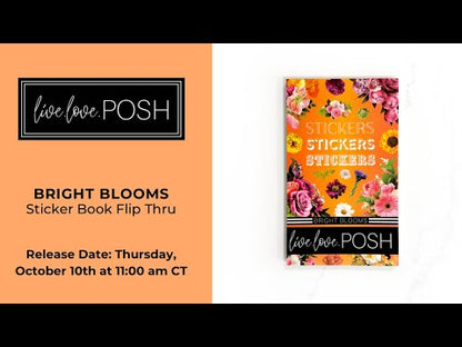 LLP: "Bright Blooms" Sticker Book