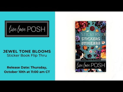 LLP: "Jewel Tone Blooms" Sticker Book