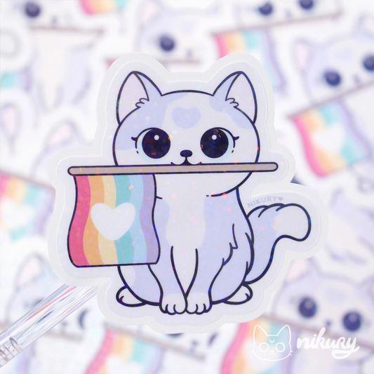Nikury: "Purride Cat" glittervinyylitarra