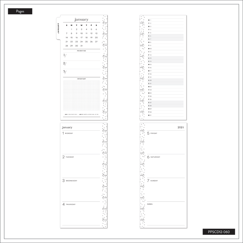 HP: GROUNDED MAGIC SKINNY 12 MONTH PLANNER