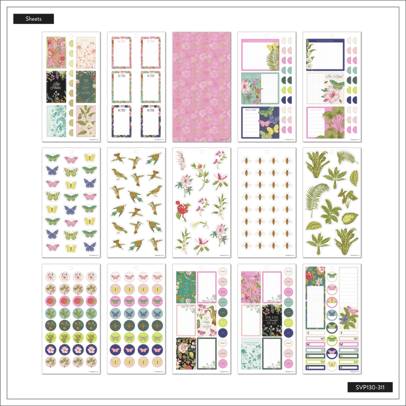 HP: FEATHERS & FLOWERS CLASSIC 30 SHEET STICKER PACK