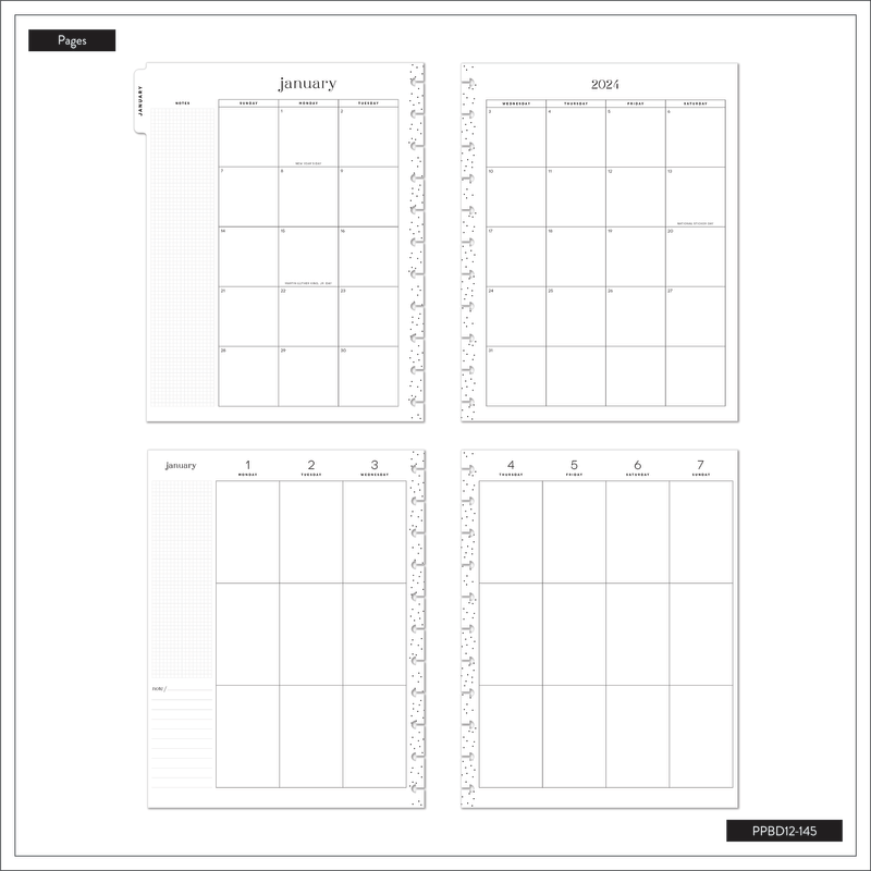 HP: GROUNDED MAGIC BIG 12 MONTH PLANNER