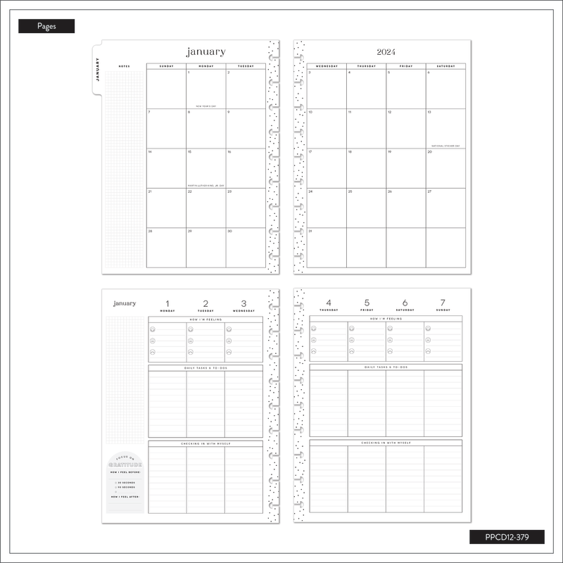 HP: TAKE CARE OF YOU CLASSIC 12 MONTH PLANNER