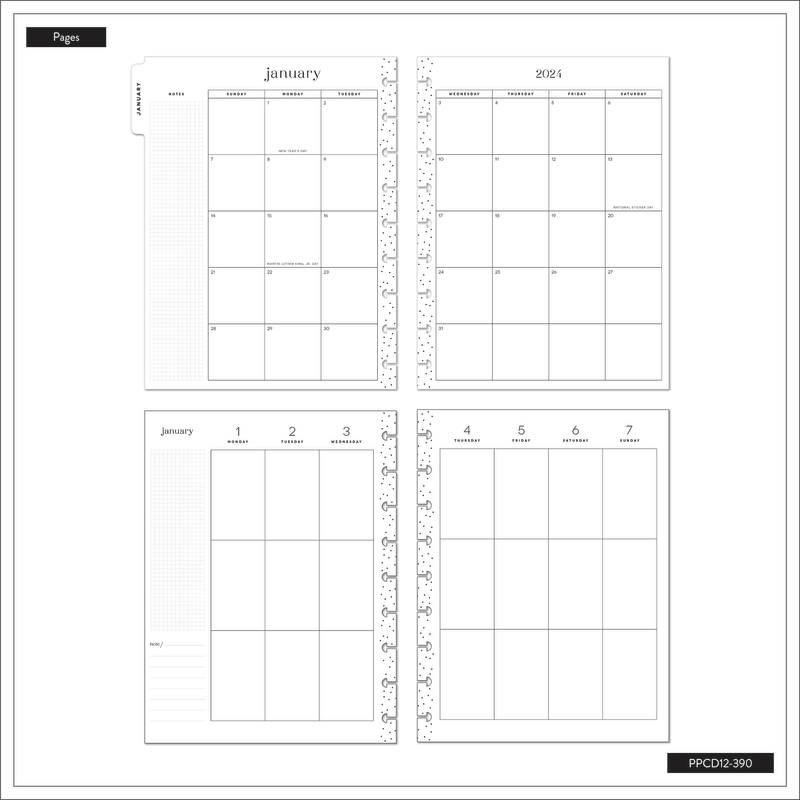 HP: PEGGY DEAN CLASSIC 12 MONTH PLANNER