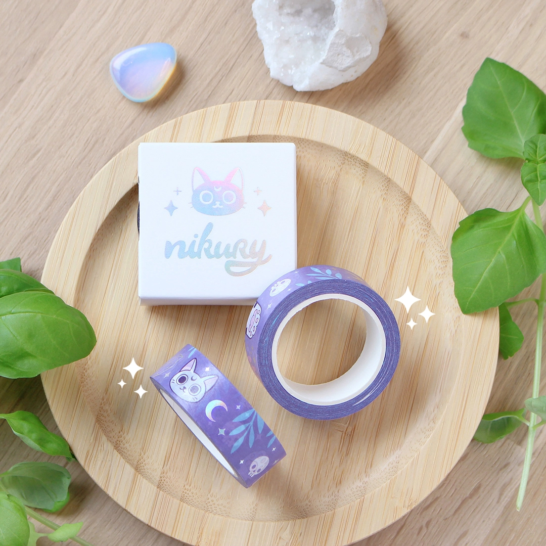 Witchy Holo Washi Tapes | 4 Different — Nikury