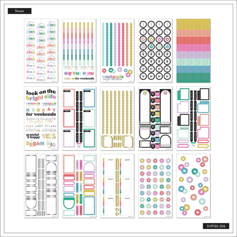HP: HAPPY BRIGHTS CLASSIC 30 SHEET STICKER VALUE PACK